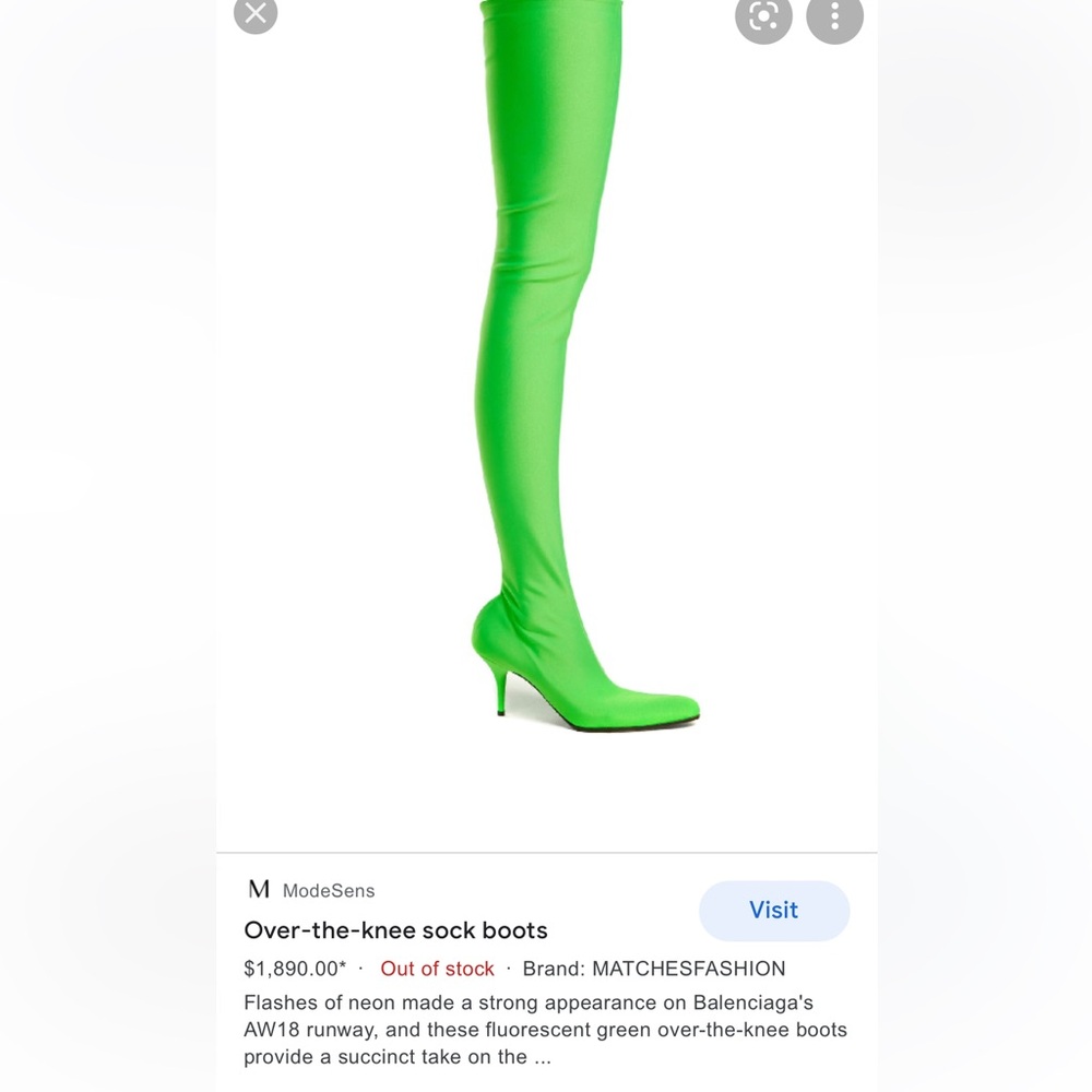 Balenciaga Over the Knee Sock Boots